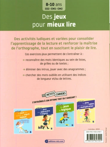 Cahier de jeux: des jeux pour mieux lire - 8-10 ans - 4-6P Cahiers de jeux OLF