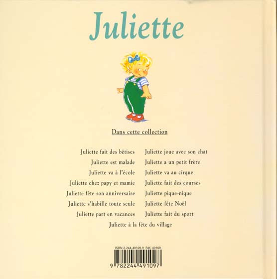 Juliette a un petit frère Livres OLF