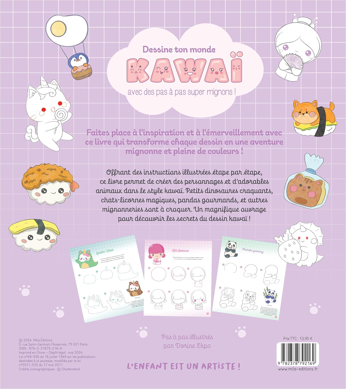 Dessine ton monde kawaï Livres Dilisco - OLF