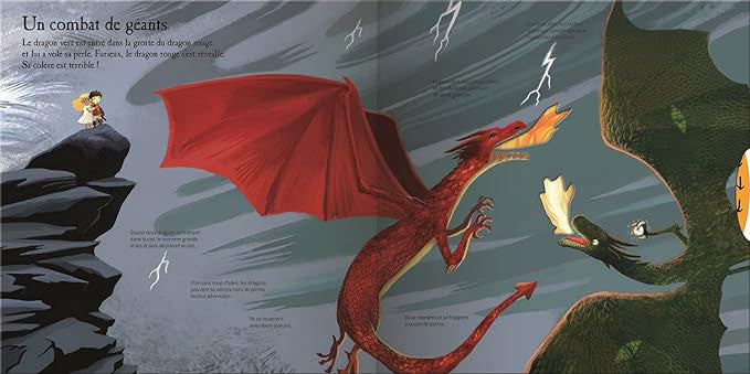 Les dragons - livre animé pop-up dès 4 ans Livres OLF