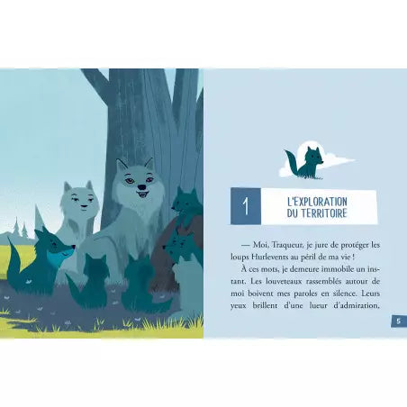 L’appel des Loups - Tome 2 - Le clan des Sangrenuit - Dès 7 ans Livres OLF