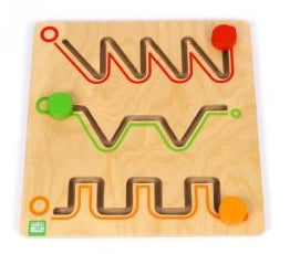 Labyrinthe écriture en bois - dès 2 ans