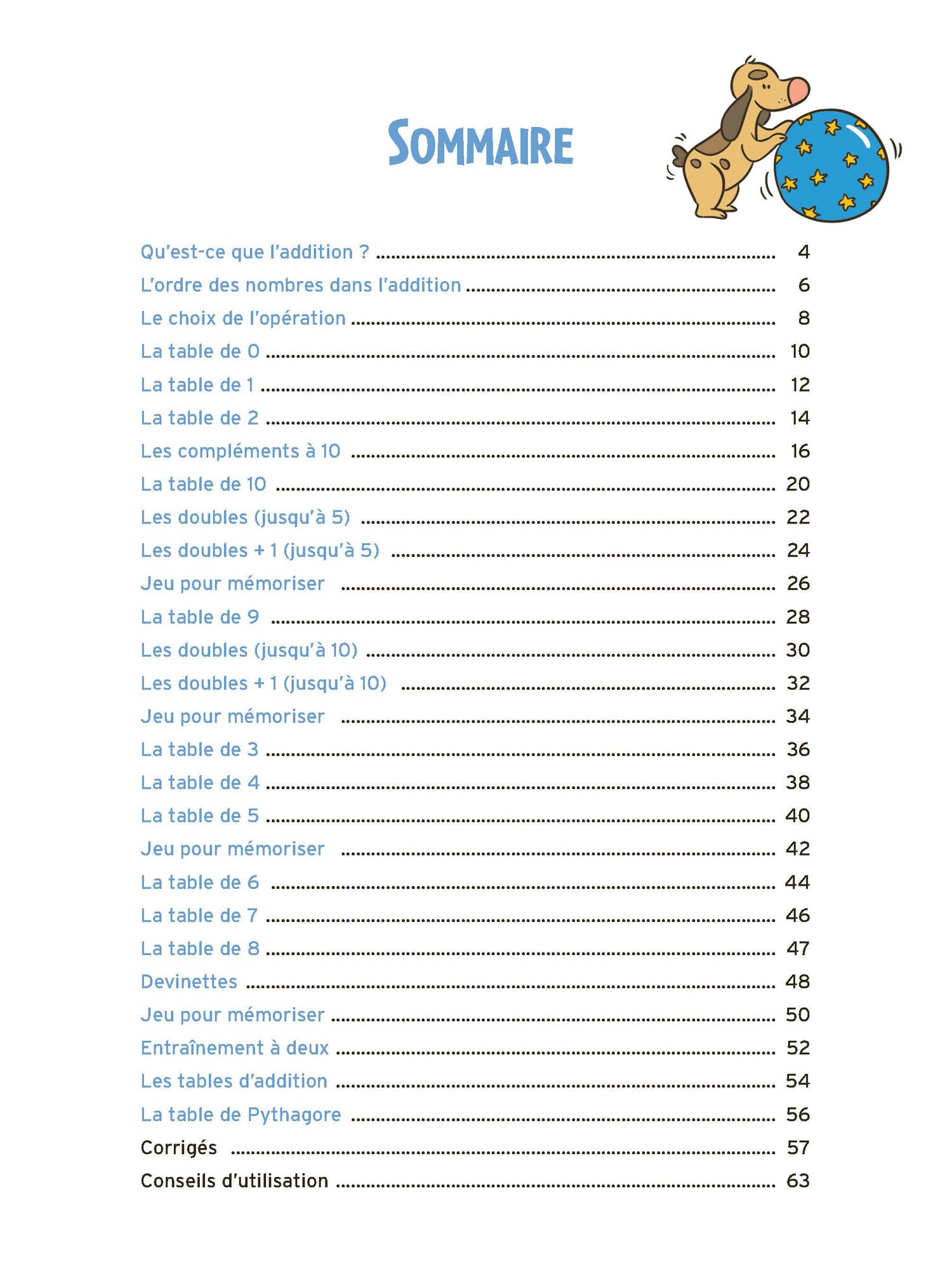 Cahier de jeux : des jeux pour apprendre les tables d'addition - 3-4ème Cahiers de jeux OLF