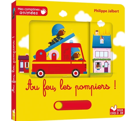 Au Feu Les pompiers - Livre sonore et animé Livres OLF