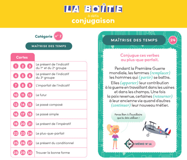 Défis conjugaison. Jeux - 9-11 ans - 6 et 7e harmos Jeux & loisirs créatifs OLF