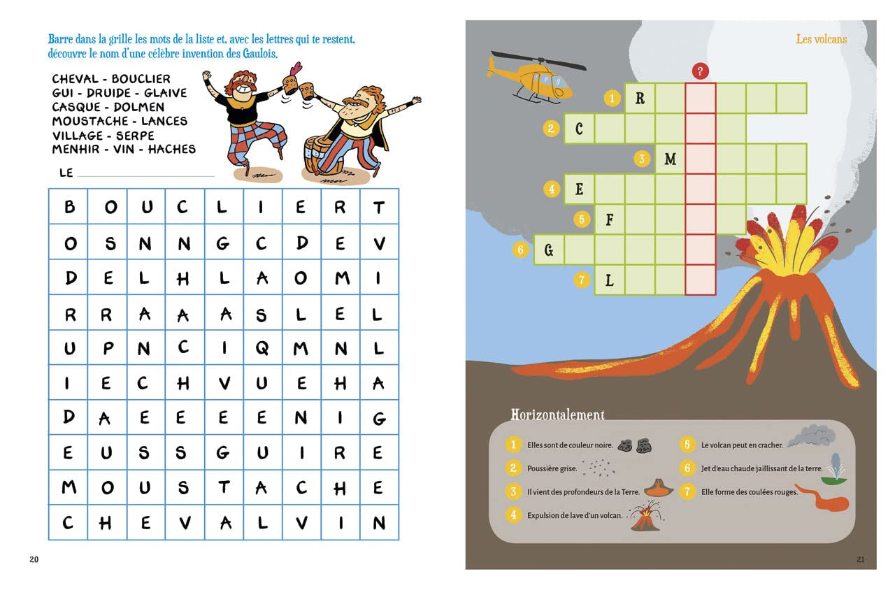 Cahier de jeux : Mon grand livre de jeux - 6-8 ans. Cahiers de jeux OLF