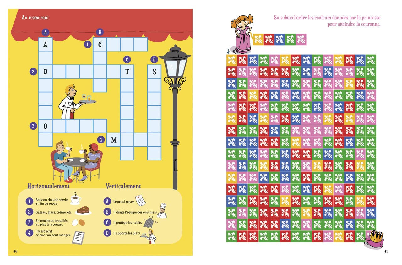 Cahier de jeux : Mon grand livre de jeux - 6-8 ans. Cahiers de jeux OLF