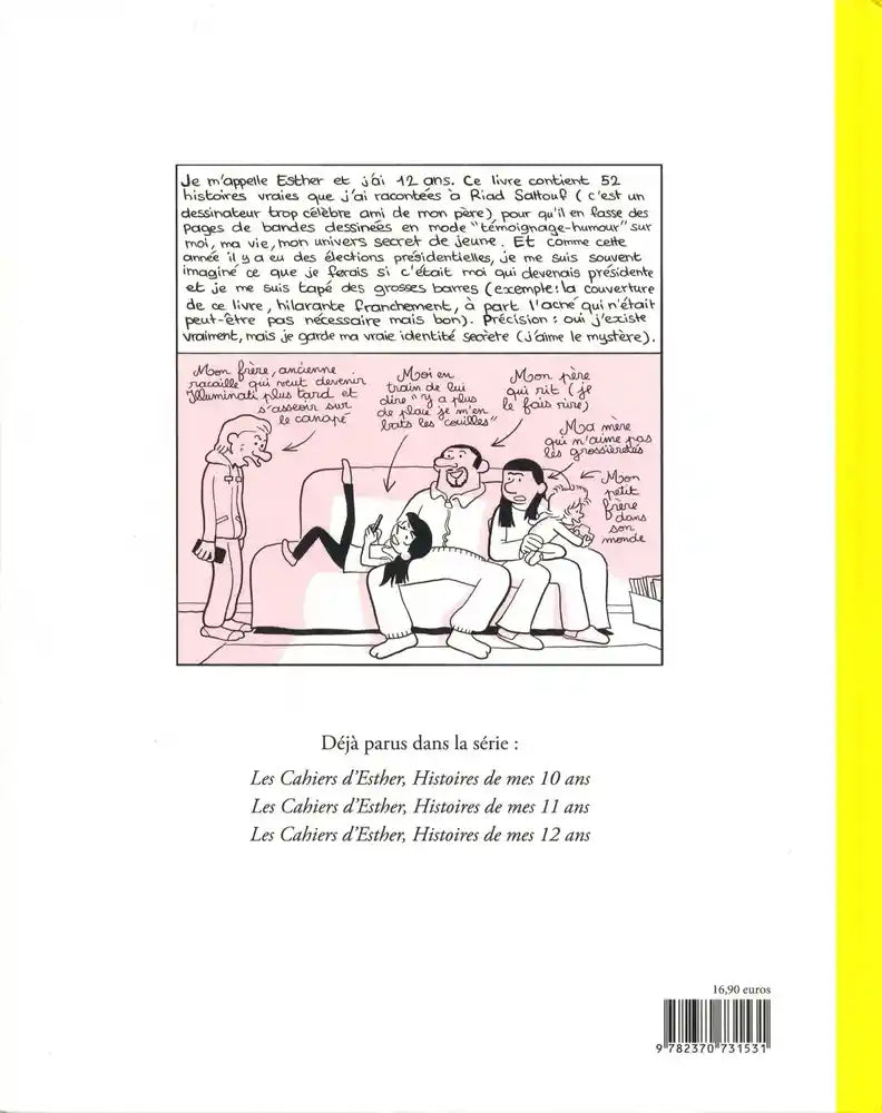 Les cahiers d'Esther Tome 3 : Histoire de mes 12 ans Livres OLF