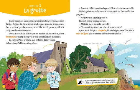 Mon Roman Enigme - Mes premières enquêtes : Le secret du vieux château Livres Auzou - OLF   