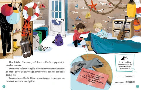 Mon Roman Enigme - Mes premières enquêtes : Le secret du vieux château Livres Auzou - OLF