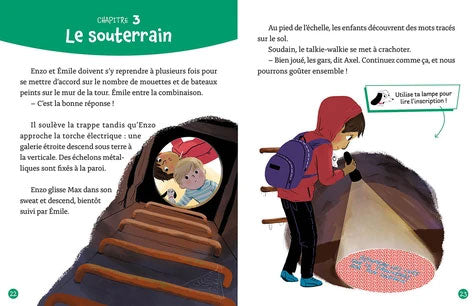 Mon Roman Enigme - Mes premières enquêtes : Le secret du vieux château Livres Auzou - OLF