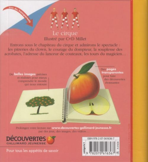 Le cirque - Livre tout-carton - 18 mois Livres La family shop