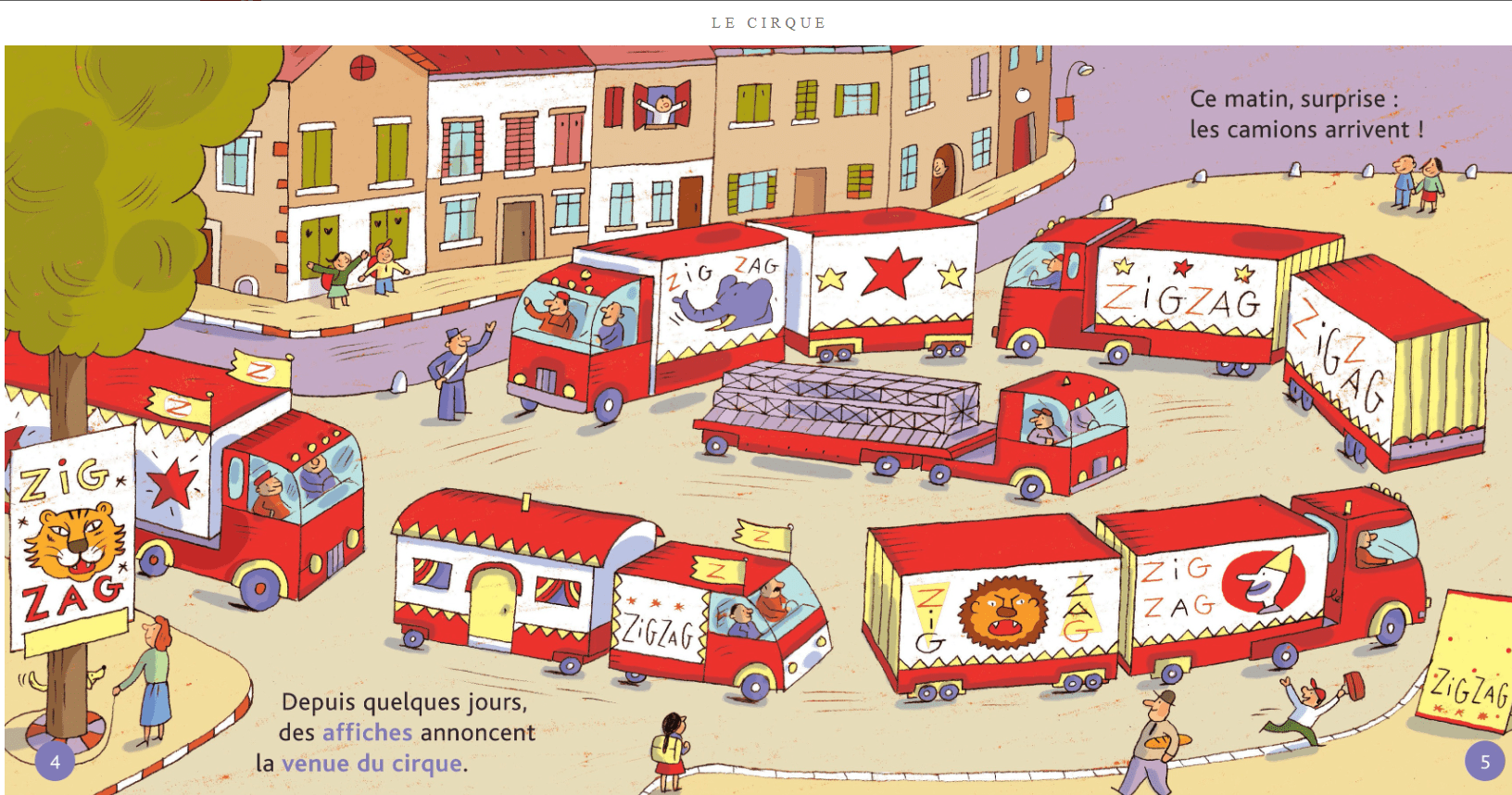 Le cirque -  Livre documentaire sur le cirque dès 4 ans Livres La family shop