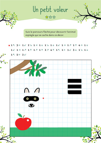 Dessins codés dès 7 ans Cahiers de jeux olf