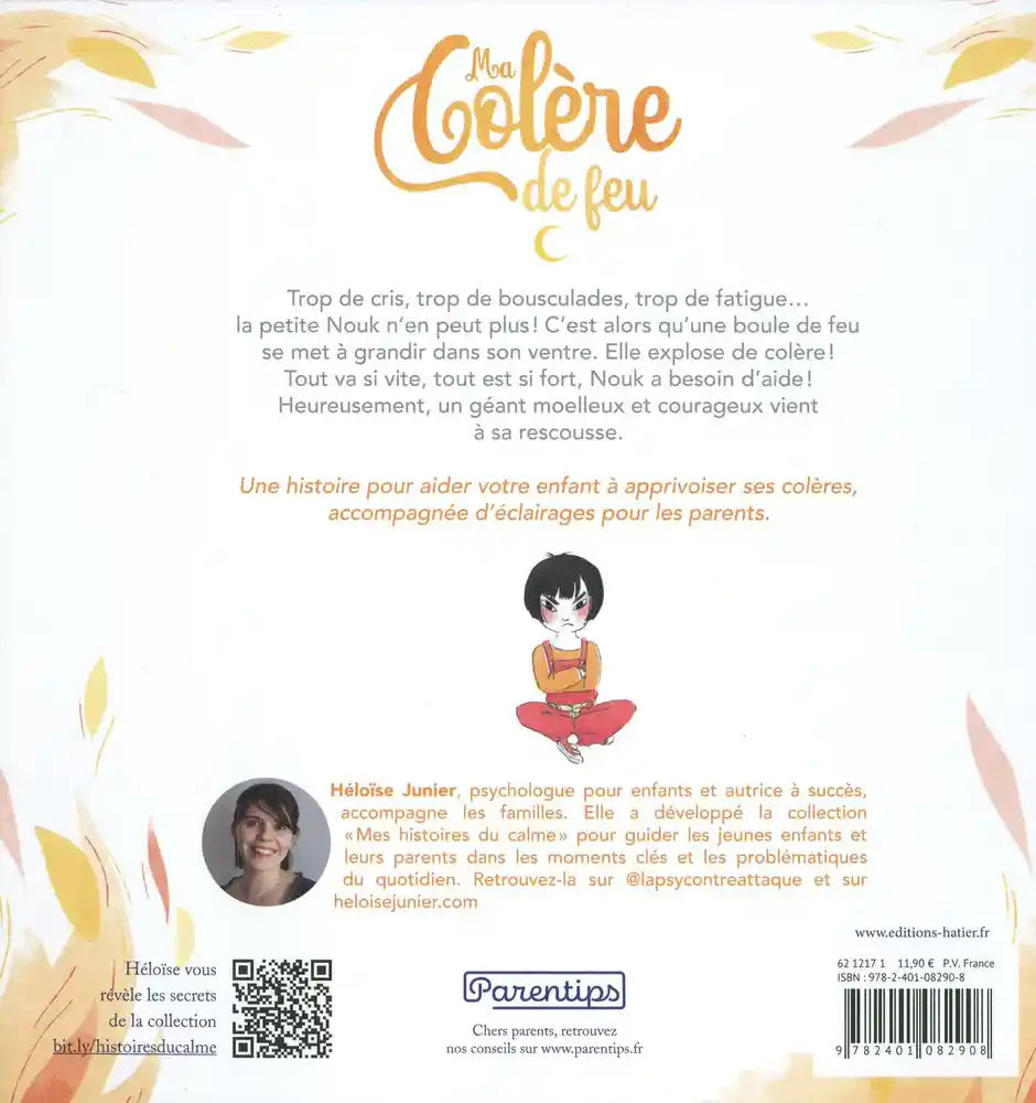 Ma colère de feu - Livre enfant autour de la colère Livres OLF
