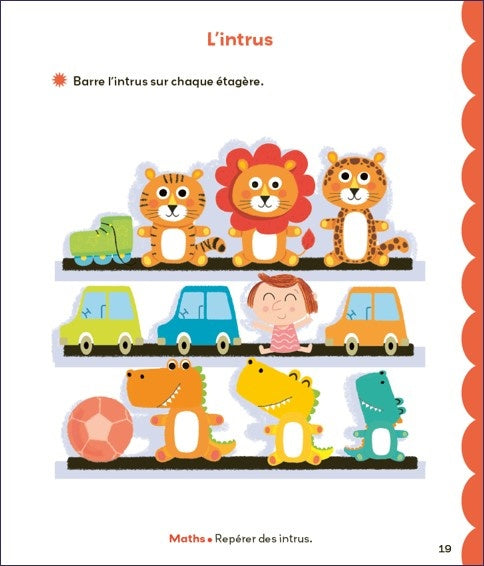 Coloriages malins - Lecture et Maths - 3-4 ans Cahiers de jeux OLF (Interforum)