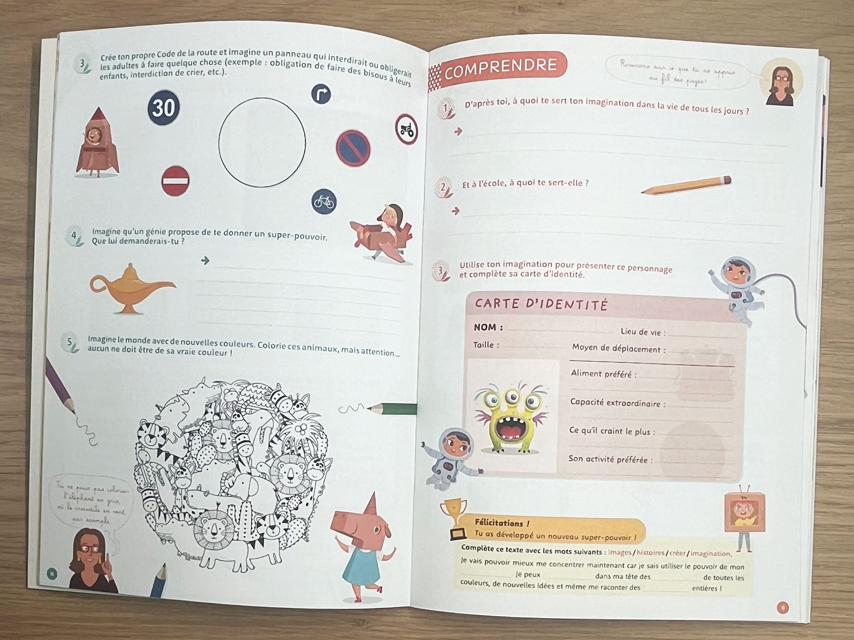 Mon cahier d'activités pour apprendre à me concentrer Dyslexie et concentration OLF