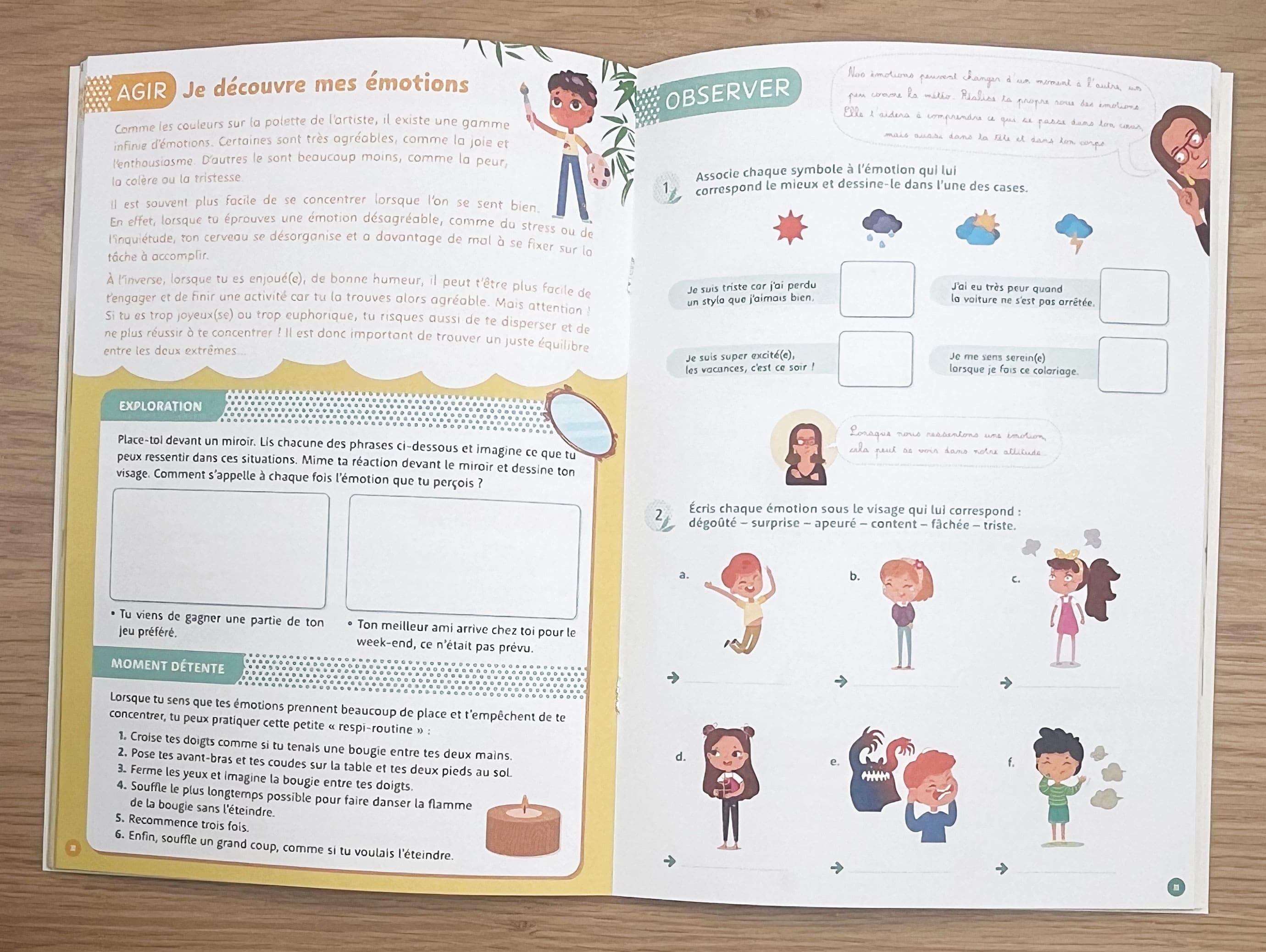 Mon cahier d'activités pour apprendre à me concentrer Dyslexie et concentration OLF