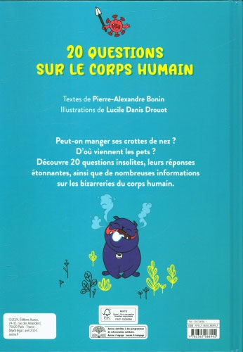 Peut-on manger ses crottes de nez ? Dès 6 ans Livres La family shop