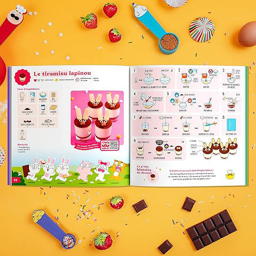 Livre de cuisine, les gâteaux et desserts incontournables ChefClub - Recettes d'enfants dès 4 ans Livres OLF