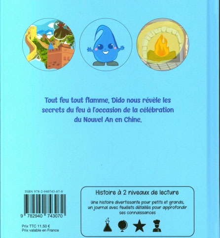 Dido H2O découvre le feu - Livre enfant sur le feu Livres OLF