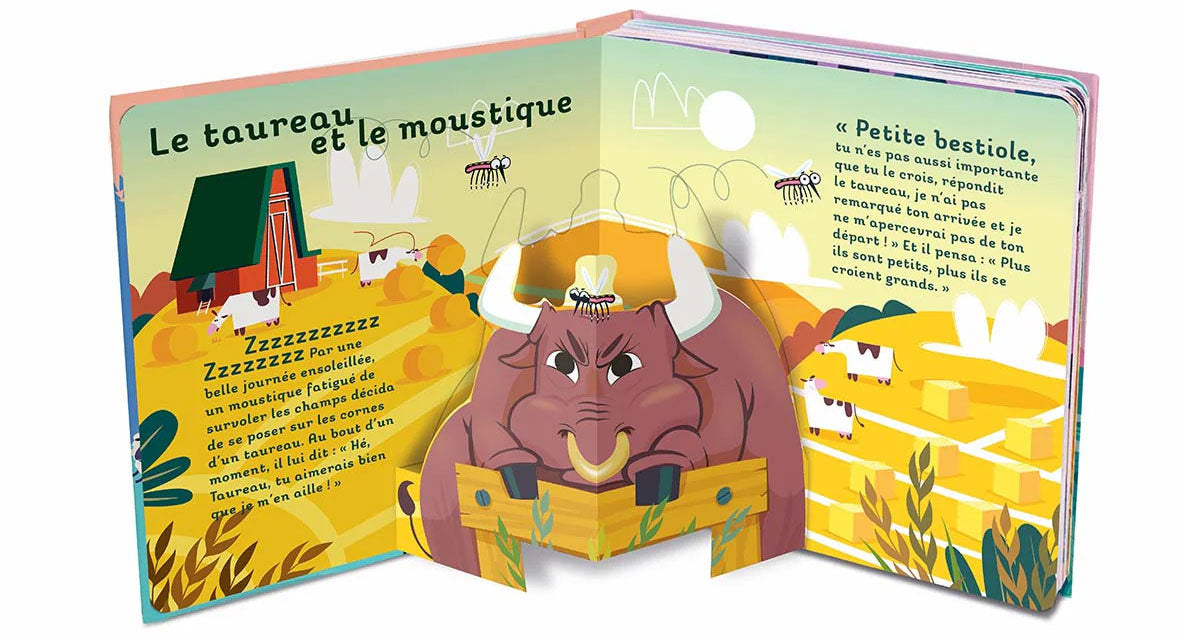 Les fables d'Esope - Pop-Up dès 3 ans Livres La family shop