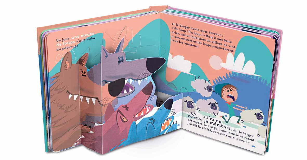 Les fables d'Esope - Pop-Up dès 3 ans Livres La family shop