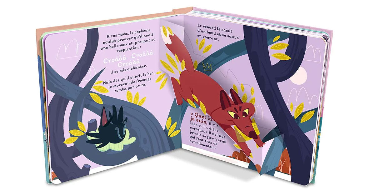 Les fables d'Esope - Pop-Up dès 3 ans Livres La family shop