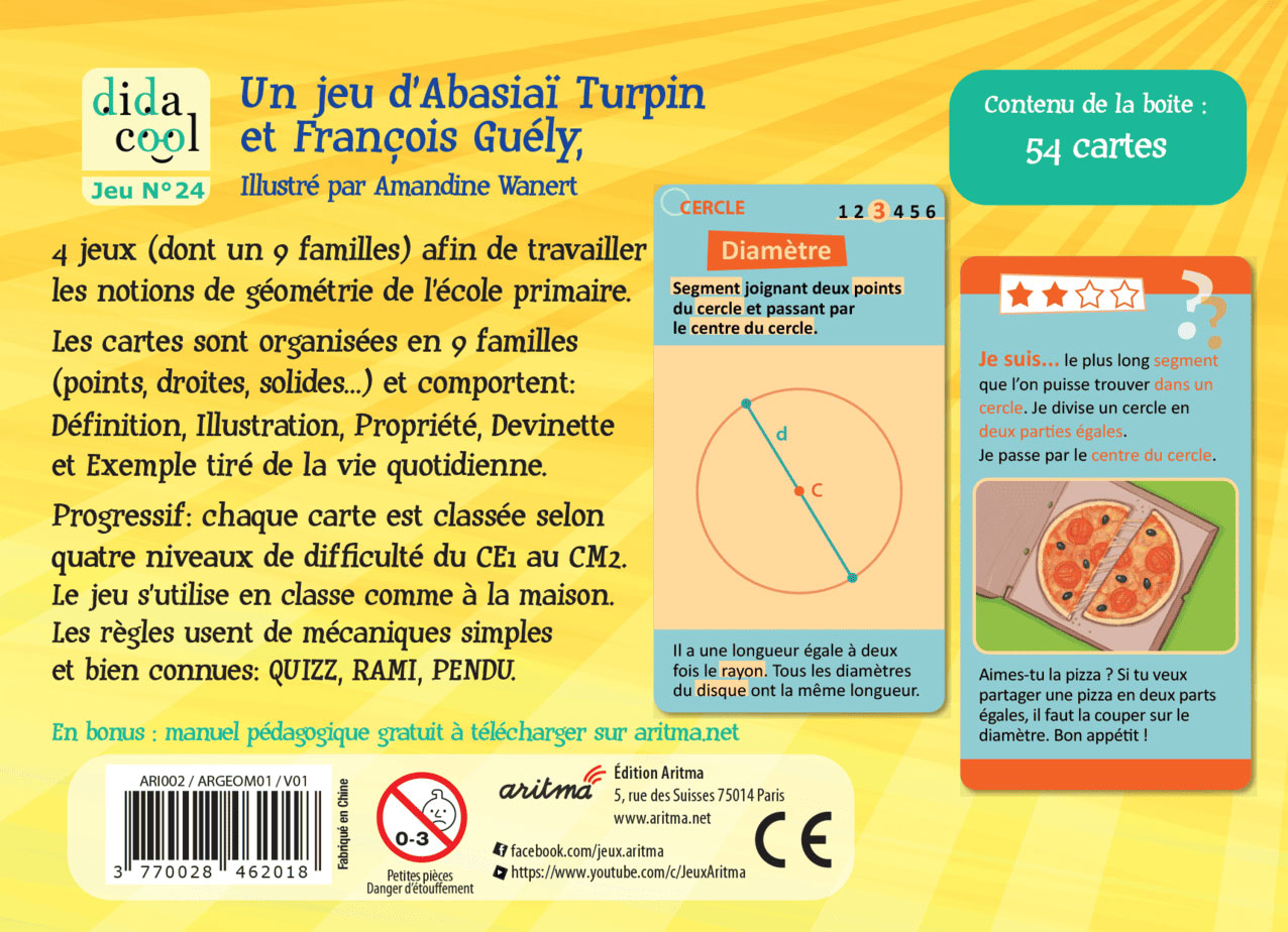 Géométriko - dès 7 ans - 4ème harmos Jeux & loisirs créatifs swissgame