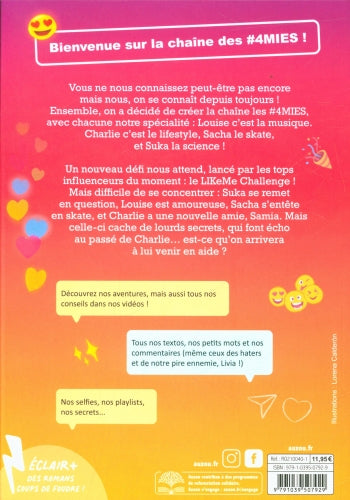 Les influenceuses - T.2 : Le LIKeMe challenge Livres La family shop