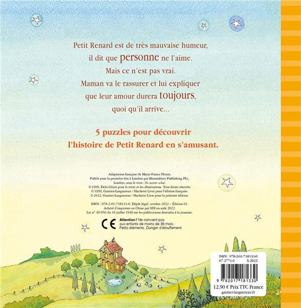 Je t'aimerai toujours quoiqu'il arrive  - Livre-puzzle sur l'Amour inconditionnel de Papa et Maman Livres OLF