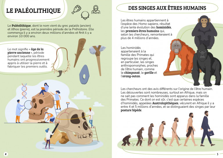 Coffret sur la préhistoire : Voyage, découvre et explore Jeux & loisirs créatifs Servidis