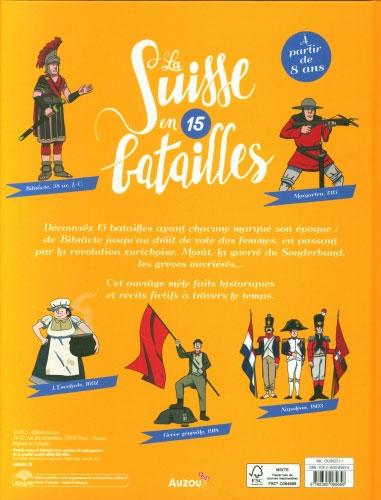 La Suisse en 15 batailles Livres La Family Shop