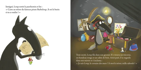 Le loup rêvait d'océan (Grand Album) Livres La family shop
