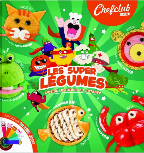 Livre de cuisine, les super-légumes de ChefClub - Recettes d'enfants dès 4 ans Livres OLF