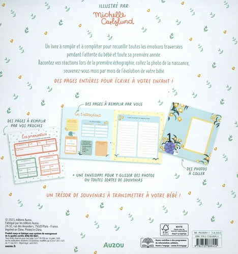 Le livre de naissance de mon bébé Livres OLF