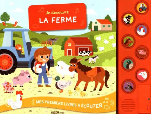 Je découvre la ferme, livre sonore à écouter Livres La family shop