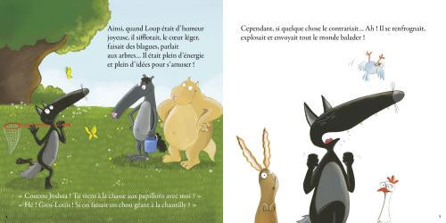 Le loup qui apprivoisait ses émotions - Grand Album Livres OLF