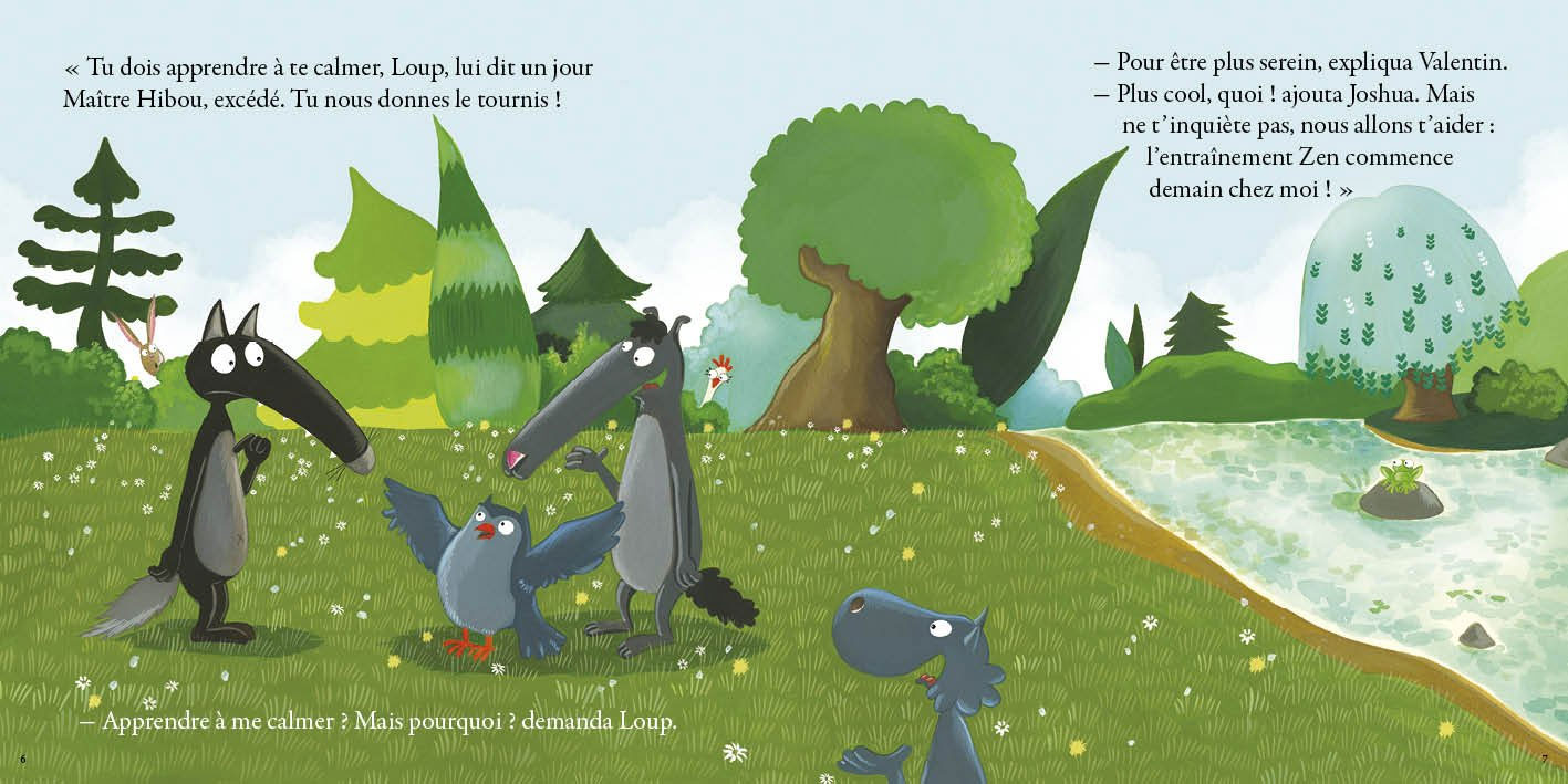 Le loup qui apprivoisait ses émotions - Grand Album Livres OLF