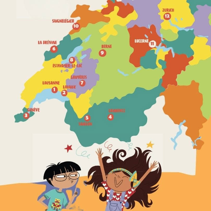 Visite la Suisse avec Maëlys et Lucien - Dès 8 ans Livres OLF