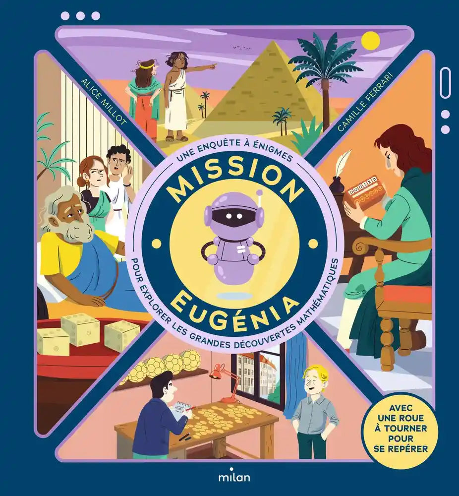 Enigmes : Mission Eugénia - Une enquête pour explorer les grandes découvertes mathématiques Cahiers de jeux OLF