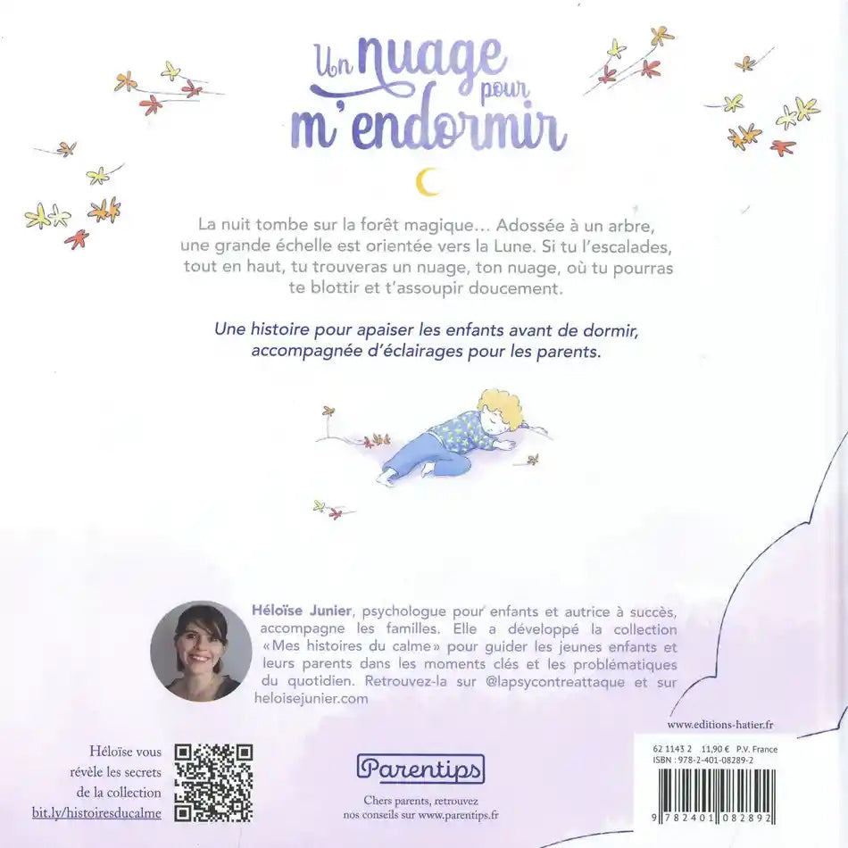Un nuage pour m'endormir - Livre enfant autour du sommeil Livres La family shop