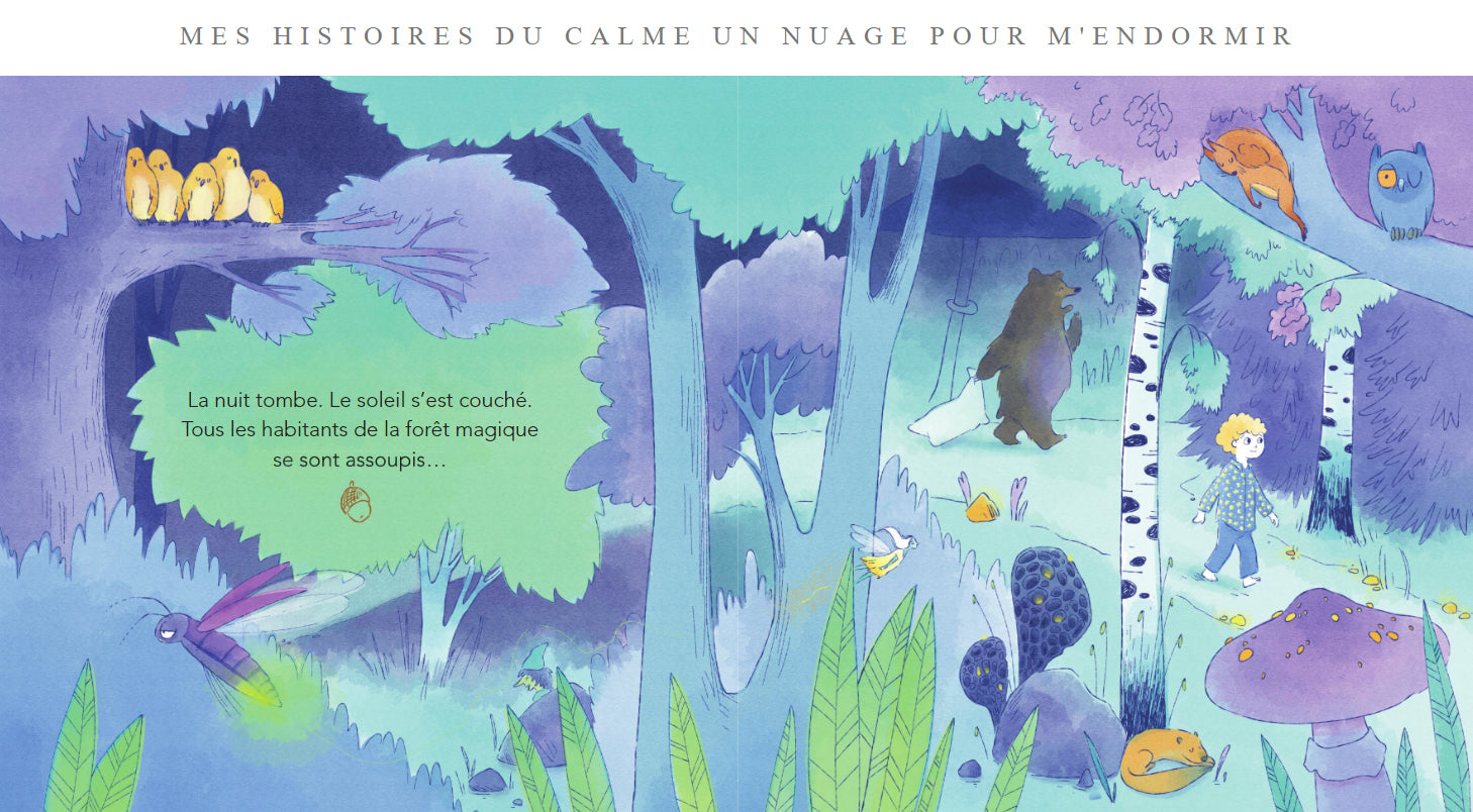 Un nuage pour m'endormir - Livre enfant autour du sommeil Livres La family shop