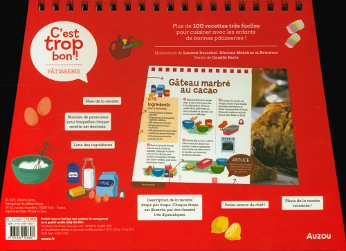 C'est trop bon! La patisserie Livres La family shop