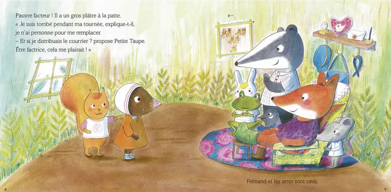 Petite Taupe : le facteur est passé Livres La family shop