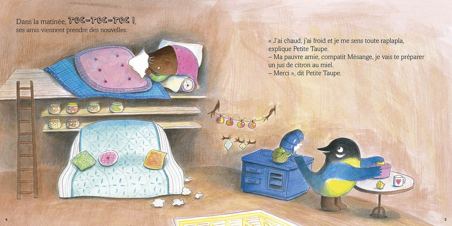 Petite Taupe : Petite Taupe est malade Livres La family shop