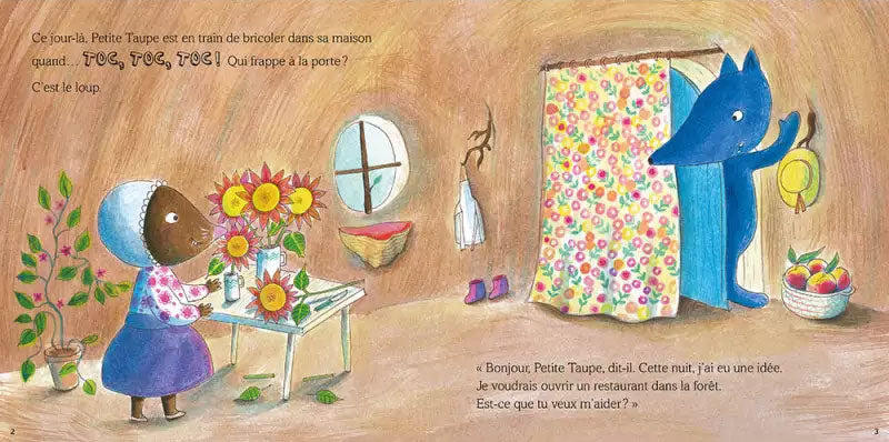 Petite Taupe : le restaurant des amis Livres La family shop