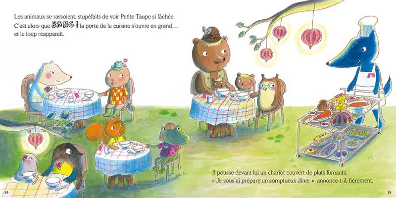 Petite Taupe : le restaurant des amis Livres La family shop