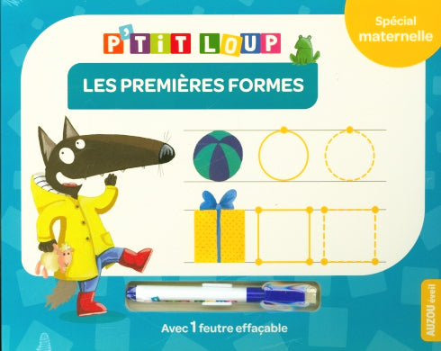 Je trace les premières formes avec P'tit Loup ! Cahiers de jeux OLF