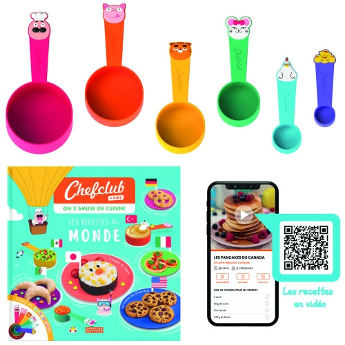 Coffret de cuisine, cuisine du monde ChefClub - Recettes enfants dès 4 ans Livres OLF